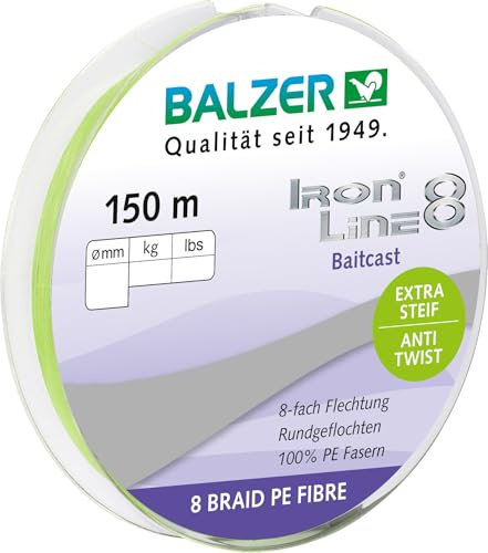 Balzer Ironline 8X Baitcast 0,22mm/17,3kg