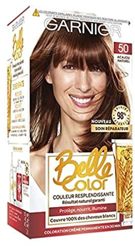 Garnier Belle Color - Colorazione permanente mogano, 50 mogano naturale, 1 pezzo