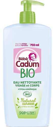 Cadum Natural Caresse Badgel för spädbarn, 750 ml
