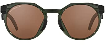 Oakley Oo9242a Hstn Low Bridge Fit Sonnenbrille für Herren, Olive/Prizm Tungsten Polarized Tinte, 52 mm