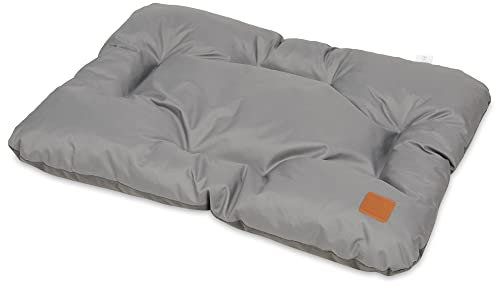 NYVI Hundekissen NYVIPet Morti 73x53 cm Grau - Schmutz- und Fleckenabweisend - Hundebett Hundematte Für Mittlere & Große Hunde - Höchster Liegekomfort, Oeko-TEX