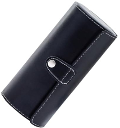 COLLBATH Caja De Almacenamiento De Relojes Estuche Enrollable Viaje Cuero Hombre