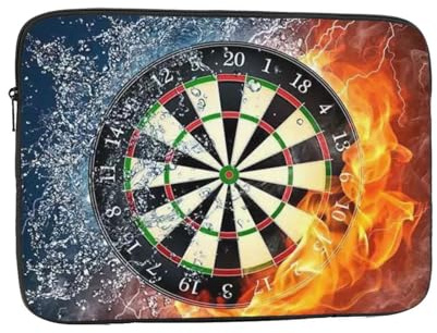 Dart Board Printed Laptop Sleeve Case 17 Inch - Protective Laptop Cover Bag Shockproof Notebook Computer Bag For Men And Women