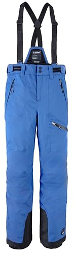 Killtec Pantalones de esquí para niños con Peto Desmontable y protección en los Bordes, 242, Azul neón, 164, 43401-000