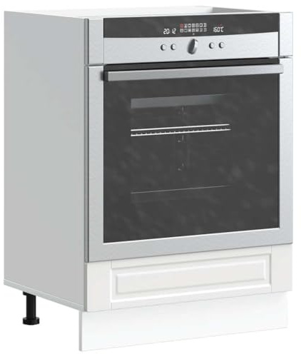 Homgoday Küchenschrank Porto Blanco Wood Reconstituted