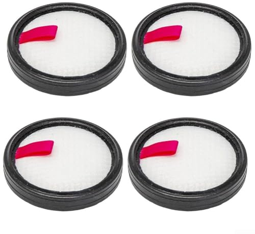 CookiBlend Paquete de 2 o 4 filtros para aspiradoras Cecotec para INSE K370 N370 N300 sin bolsa, protege el motor de la entrada de suciedad eficazmente (paquete de 4)
