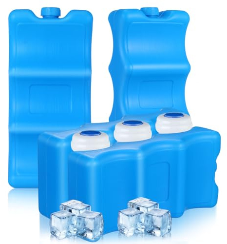 Garneck 4pièces Poche de Glace pour Lait Maternel Conservation Isotherme Sacs de Congélation pour Pique- et Voyage