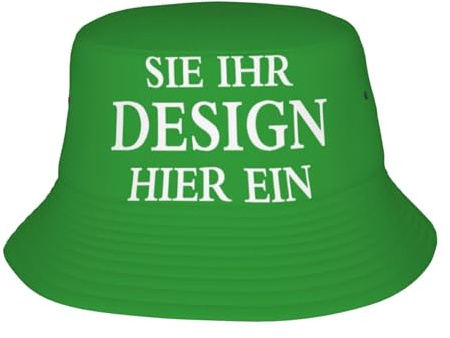Fyralune Fischerhut personalisiert – Selbst gestalten Bucket Hat Sie Ihren eigenen Anglerhut mit Logo, Text oder Foto Sonnenhut – Ideal für Outdoor-Abenteuer und Freizeit