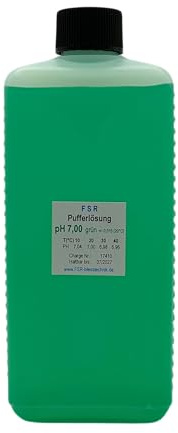 pH 7 Kalibrierlösung 500 ml Kalibrierflüssigkeit Pufferlösung Eichlösung für pH Messgerät Tester Eichflüssigkeit, grün
