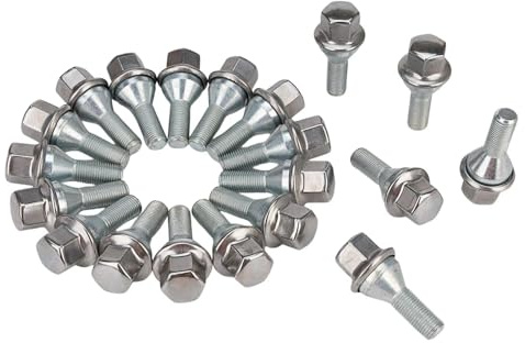 Tornillos perno Rueda Compatible Con Jeep Para Renegade 2015 2016 2017 2018 2019 2020 2021 2022 20x Pernos De Rueda De Vehículo Perno De Tornillo De Neumático OEM: 611-005 6509933AA