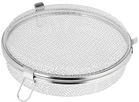 WEKADRIN Cestello Posate Lavastoviglie Inox in Rete Acciaio Inox Rotondo Porta Utensili Compatibile per Cucina Utensili da Cucina Organizer Cestino Lavapiatti