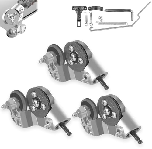 Titanium Drill Nibbler Sheet Metal Cutting Tool, Sheet Metal Cutter Drill Attachment, Smooth Burr Free Cutting, Shears Attachment Cutter Nibbler for Iron, White Sheet, Steel, Copper, Aluminum (3set)