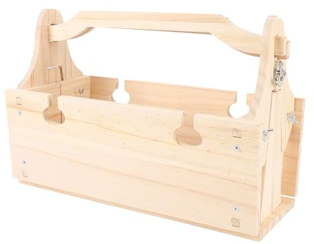Oreilet Table de Panier de Pique-Nique Pliante Bois 2 en 1, Table de Pique-Nique Vin Portable, Plateau de Fruits pour Collation Fromage Vintage en Plein Air avec (Couleur du Bois)