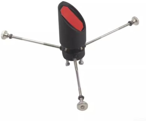 Estructura de soporte de espejo secundario para tubo óptico de telescopio newtoniano de 160 mm con compatibilidad de interfaz de espejo de 25 mm y 35 mm (A)