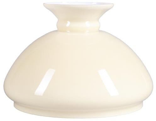Petroleumglas Lampenglas Ersatzglas Leuchtenglas Petroleumlampe Vestaschirm Einbaumaß Ø 218mm Beige