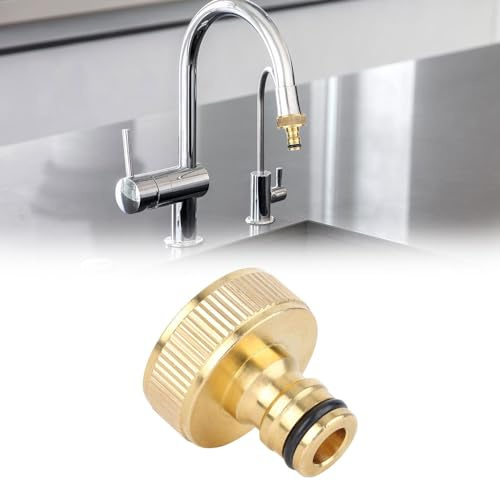 1 Zoll Messing Gartenschlauch Wasserhahn Anschluss Innengewinde Schnellanschluss Schlauchanschluss Wasserleitungsadapter für Hausgarten