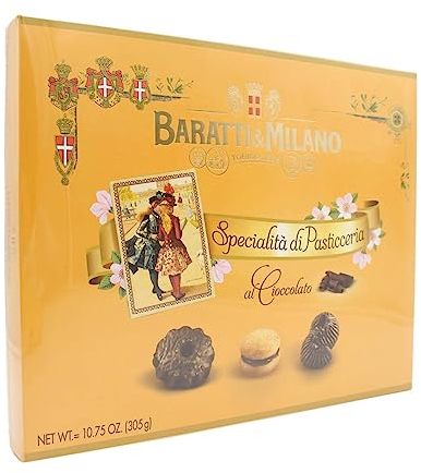Specialità Pasticceria Scatola Regalo Biscotti Cioccolato Baratti & Milano 305g