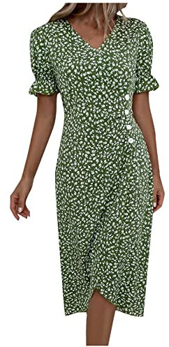 Prinzessin Kleid Damen Damen Kleider Sommer Stillkleid Festlich Blusen Rock Leichte Sommerkleider Tenniskleid Damen Blusenkleid Coctailkleid/festliches Kleid Knielang