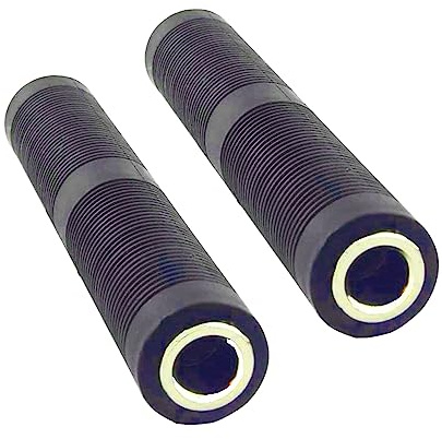 SHANFEILU TRS TS-Kupplung, 6,35 mm Buchse auf Buchse, Audio-Adapter, 6,35 mm, TRS-Stereo, TS-Mono-Klinkenstecker, Verlängerung für Mikrofon, Gitarre, Lautsprecher, Tuner, 2 Stück