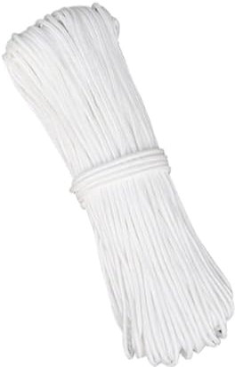 1mm Blind Cord, Tough and Durable Nylon Rope, Outdoor Essential roman blind cord, Multi-scene Use, Excellent Load-Bearing, To Create Your Ideal Partner(30m,White)