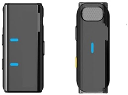 Microfono Lavalier Wireless For Smartphone Con Fotocamera DSLR(1RX 2TX)