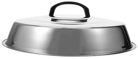CAXUSD Copertura in Acciaio Inossidabile per Bistecca da Cucina Protezione da Macchie Design Creativo per Servire Cibo Fresco e Originale