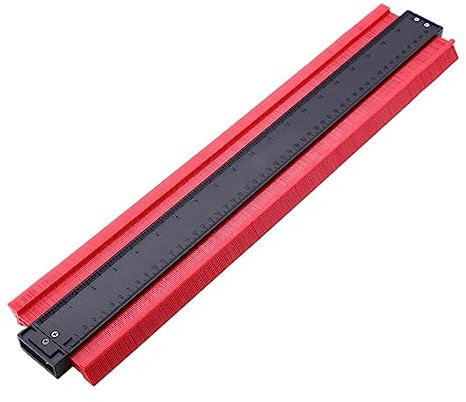 Gauge Block Set, 20 Inch Plastic Profile Copy Gauge Contour Gauge, Duplicator Tiles, Wood Marking Tool Tiling Laminate Tiles, General Ruler Tools,High Accuracy Measuring Tool