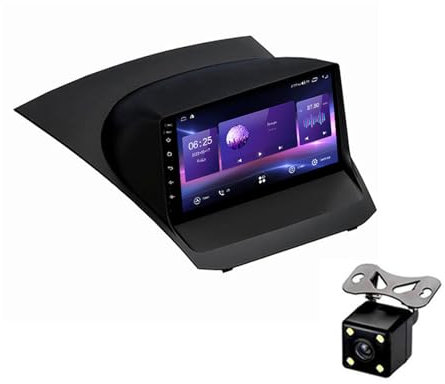 Generico ZCRKEJI Sistema multimediale per Auto Radio Stereo Lettore Video 1080P per Ford Fiesta 2009-2017 con Sistema operativo Android 10 GPS Bluetooth Mirror-Link USB WiFi SWC/FM DSP DVR Carplay