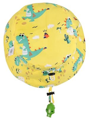 PACKOVE 1Stk Hut Cap kindelhülen gelbe Kappe Kappe Kappe buckethat kindercap caps sommermütze kindermütze Sommermütze Stoff: 100% Baumwolle Yellow