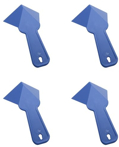 OZXNO 4 Pcs Drywall Trowel Plastic Corner Knife Blue Inside Corner Trowel Tool