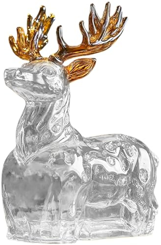Whiskey Decanter, Unique Animal Glass Decanter Liquor Bottle for Men, Dad, Husband, Fun Bar Decor for Whiskey Lovers Special Occasions