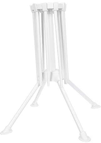 IMIKEYA Séchoir à Nouilles Pliable Blanc 40 Cm en Abs Hygiénique sans Outil Support Suspendu pour Sécher Pâtes Spaghettis Vermicelles la Cuisine Maison