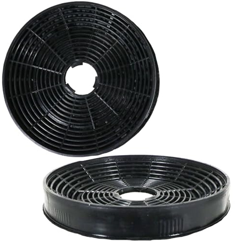 SPARES2GO kol ventilationsfilter för fritid spis extraktorhuva (paket med 2 filter)