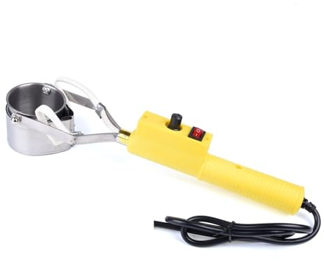 Schweißtiegel, 300W/500W Tragbarer Löttopf Zinnschmelzofen Handheld Einstellbare Temperaturregelung Entlötbadwerkzeug(300W Temp Control)