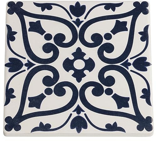 Maxwell & Williams Ceramica Sottobicchiere Medina maarif 9 x 9 cm Ceramica & Sughero | Art. n. MW1307, 1 bicchiere Medina