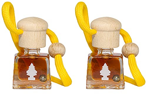 Little Trees Air Freshener Bottle LTBZ9 Vanilla Fragrance For Car Home Boat Caravan - Double Pack