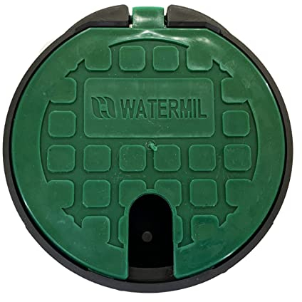 KAUFDAS Ventilbox Ventilkasten Verteilerkasten Deckel Bewässerung Box mit Kugelhahn Ø 20cm