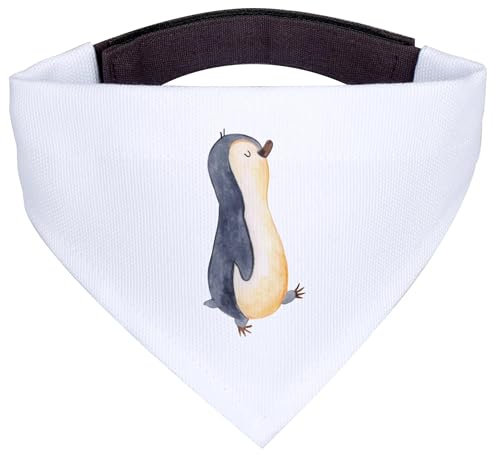 Mr. & Mrs. Panda Hundehalstuch L Pinguin marschieren - Geschenk, Hunde-Neckerchief, Hunde-Bandana, Hundeschal, spazieren, zufrieden, Pinguine, Tuch
