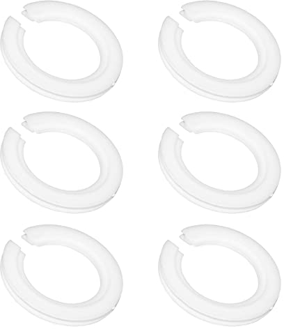 SCNNC E27 a e14 Plástico Convertidor de Anillo de Pantalla, 42mm a 29mm Reductor de Anillo de Pantalla para Montaje de Pantallas con Rosca Edison en Portalámparas con Casquillo de Bayoneta, 6 Piezas