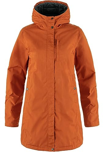 Fjallraven 89644-243 Kiruna vadderad parkas W jacka dam terrakotta brun storlek S