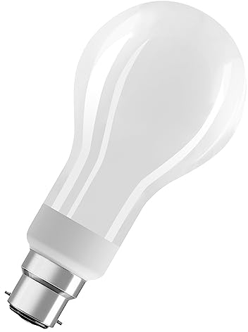 OSRAM LED Star Classic A150 LED Lampe für B22d Sockel, Birnenform, mattes Glas, 2452 Lumen, warmweiß (2700K), Ersatz für herkömmliche 150W Glühbirnen, nicht dimmbar, 1er-Pack