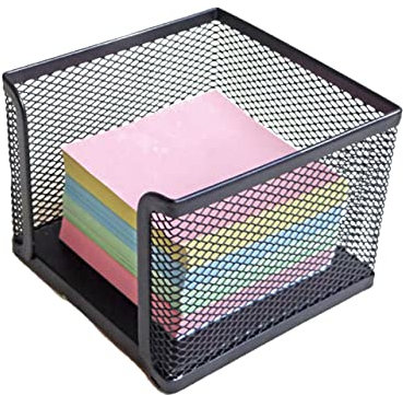 MAGICLULU Wire Mesh Notizspender Für Selbstklebende Praktischer Schreibtisch Organizer Für Büro Schule Und Zuhause Aus Kratzfestem Metall Und Leicht Zu Reinigen