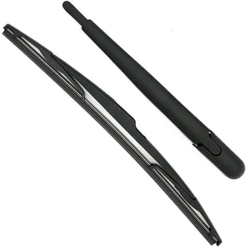 Satz Heckwischerblätter und -arme, für Peugeot 307 2008–2013, Scheibenwischerarm-Set für Heckscheibenwischerblätter
