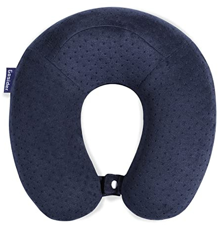 Gosider Cuscino cervicale per dormire, comodo cuscino aereo a forma di U in memory foam, cuscino da viaggio, supporto per la testa e il collo, per auto, casa, ufficio, viaggi