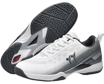 Viaoragiosa Badmintonschuhe,Tischtennis-Badminton-Schuhe,Herren-Tennisschuhe,Squash-Schuhe,für Männer Frauen,Anti-Schlupf,sicheren Halt,Leichtes Schock-,mehr Komfort,Hallenschuh für jeden Bodenbelag