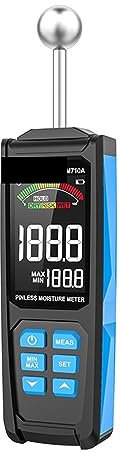 Misuratore di umidità Misuratore di umidità del legno digitale a due pin Tester di umidità a carta Igrometro a parete Rilevatore di umidità del legno LCD Tester di umidità del legno Attrezzature per l