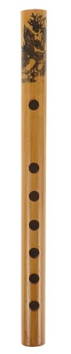 OFFSCH 6loch Tragbare Anfängerklarinette Holzblasinstrument Chinesische Musikinstrumente Chinesische Klarinette Anfängerflöte Musikklarinette Bambusflöte Bambusmusikinstrument