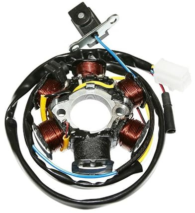 cyclingcolors lichtmaschine Stator Zündung Motor Motorrad Roller Moped kompatibel mit peugeot 50 ludix kisbee django speedfight vivacity 5 pol