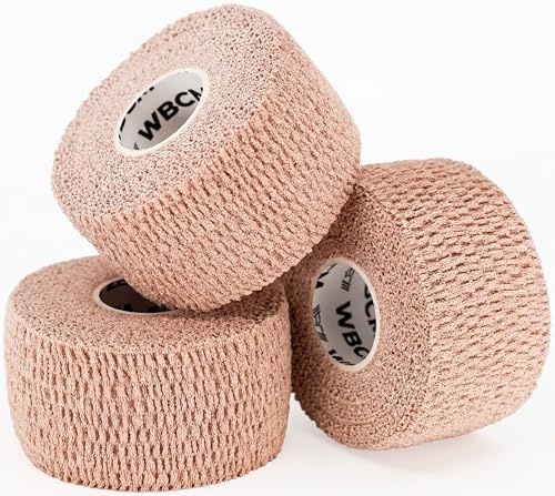 WARM BODY COLD MIND Lifting Thumb Tape pour haltérophilie | 3,8 cm x 6,3 m | Ruban Hook Grip pour Salle de Sport, Powerlifting, soulevé de Terre, Musculation, enroulement athlétique Doigt