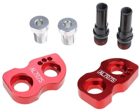 Geavonyg Aluminium V Brake Extender Set Fahrrad Bremsbelag Positionseinsteller Einfache Installation Für Kleine Bis Große Rad Upgrades An Fahrrad Radgrößen Umwandlungsbremsen